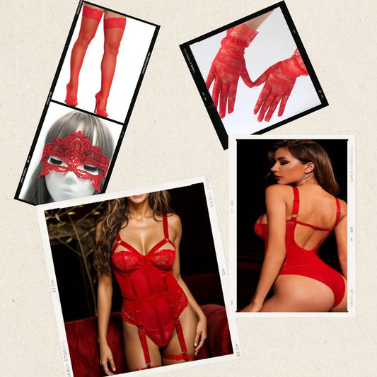 Body hera sexy lingerie Set rouge haute qualité